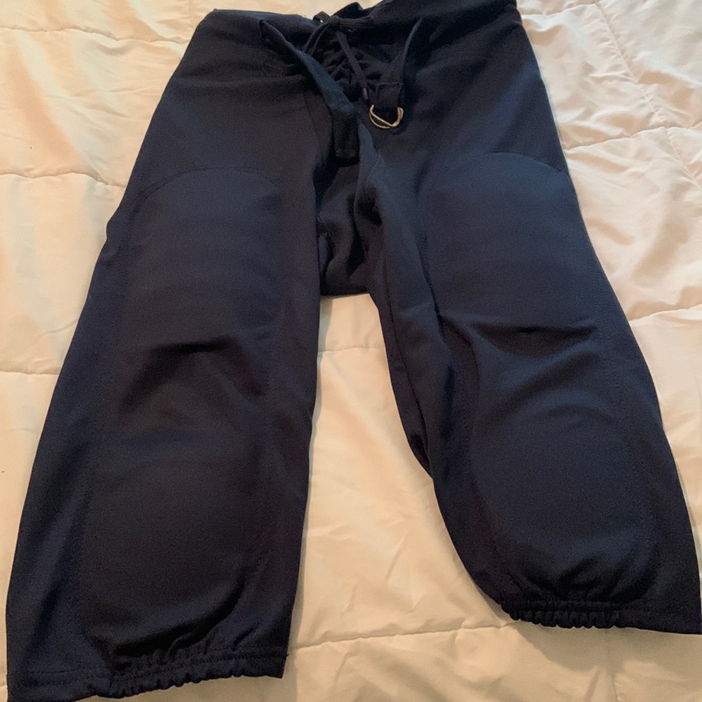 Sports unlimited navy blue football pants. Adult XL